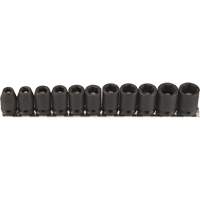 Jeu de douilles magn&eacute;tiques, 11 Mcx, Chocs, Prise de 3/8" Solutions industrielles ALPHA