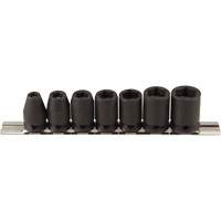 Jeu de douilles magn&eacute;tiques, 7 Mcx, Chocs, Prise de 3/8" Solutions industrielles ALPHA