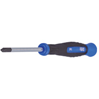 Tournevis Phillips de pr&eacute;cision, #00, 5" l, Prise Coussin&eacute;e Solutions industrielles ALPHA