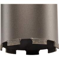 Diamond Ultra Dry Core Drill Bit, 4", 13" Depth of Cut, 1-1/4"-7 Thread Solutions industrielles ALPHA