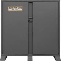 Armoire de rangement avec tablettes pour le chantier, Acier, 47,5 pi³, Gris Solutions industrielles ALPHA