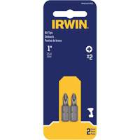 Insert Bits, Phillips, #2, 1/4" Drive Solutions industrielles ALPHA