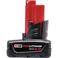 Bloc-piles M12 Redlithium XC 6.0, Lithium-ion, 12 V, 6 Ah Solutions industrielles ALPHA