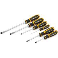 Phillips&reg;/Slotted Dual Material Screwdriver Set, 6 Pcs. Solutions industrielles ALPHA