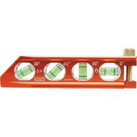 ACCU-BEND Level, 6.25" L, Aluminum, 1, Non-Magnetic Solutions industrielles ALPHA
