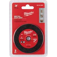 Meule de tronçonnage des m&eacute;taux, 3" x 0,04", Arbre 3/8" Solutions industrielles ALPHA
