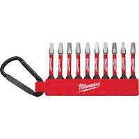 Jeu dembouts pour tournevis &agrave; chocs Shockwave, Carr&eacute;e, #2, Prise 1/4" Solutions industrielles ALPHA