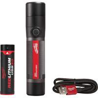 Lampe de poche compacte compatible USB, DEL, 800 lumens, Piles Rechargeable Solutions industrielles ALPHA