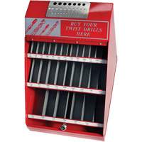 Ensemble de pr&eacute;sentoir pour forets fractionnaires DRILLCO, 540 morcea Solutions industrielles ALPHA
