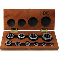DRILLCO Hex Threading Die Set, 10 Pieces Solutions industrielles ALPHA
