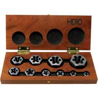 DRILLCO Hex Threading Die Set, 10 Pieces Solutions industrielles ALPHA