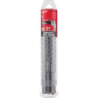 Trousse de forets &agrave; 4 cannelures pour perceuse &agrave; percussion MX4, 6 morceaux, Carbure Solutions industrielles ALPHA