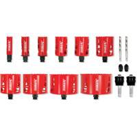 Electrician's Bi-Metal Hole Saw Set, 16 Pieces Solutions industrielles ALPHA