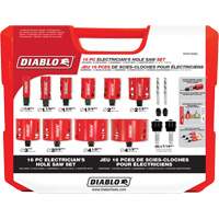 Electrician's Bi-Metal Hole Saw Set, 16 Pieces Solutions industrielles ALPHA