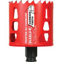 Scie cloche pour bois et m&eacute;tal, 2-11/16", Profondeur de la coupe 2-3/8", Carbure Solutions industrielles ALPHA