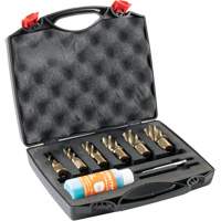 Ensemble de fraises annulaires &agrave; carotter SST, Bronze, Profondeur de la coupe de 1", Tige 3/4" Solutions industrielles ALPHA
