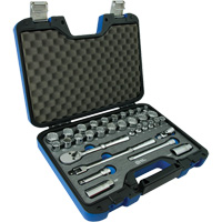 12 Point SAE & Metric Socket Attachment Set, 33 Pcs, 3/8" Drive Size Solutions industrielles ALPHA
