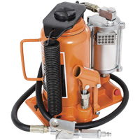 Super Heavy-Duty Bottle Jack, 20 Ton(s), Air Hydraulic, 20" Raised Height Solutions industrielles ALPHA