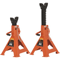 853B Jack Stands, Locking Handle/Ratchet, 3 Ton(s) Capacity, 11" - 16" H Solutions industrielles ALPHA