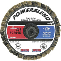 Disque &agrave; feuillets PowerBlend Roll-On, 2" x Type R, Grain Z80 Solutions industrielles ALPHA