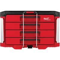 Boîte &agrave; outils avec 4 tiroirs PackOut, 16-3/10" x 22-1/5" x 14-3/10", Rouge Solutions industrielles ALPHA