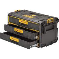 Unit&eacute; &agrave; trois tiroirs ToughSystem 2.0, 21-4/5" x 12-3/10" x 12-3/5", Noir/Jaune Solutions industrielles ALPHA