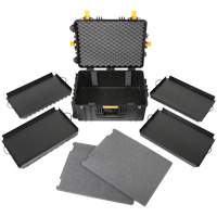 Heavy-Duty Portable Rolling Tool Case, 18-3/5" W x 24-3/5" D x 11-1/2" H, Black Solutions industrielles ALPHA