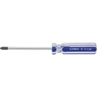 Tournevis Philips bleu transparent avec bandes, #2, Prise Plastique Solutions industrielles ALPHA