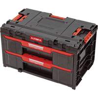 Arx&reg; 2-Drawer Toolbox, 23-1/10" x 15" x 13-2/5", Black Solutions industrielles ALPHA