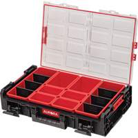 Organisateur 2 fois tr&egrave;s-grand avec bacs Arx, 23" x 15-1/5" x 6-4/5", Noir Solutions industrielles ALPHA