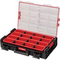 Organisateur tr&egrave;s grand avec bacs longs Arx, 23" x 15-1/5" x 5", Noir Solutions industrielles ALPHA