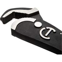 Self-Adjusting Dual Material Pipe Wrench, 1-1/2" Jaw Capacity, 12" Long, Black Oxide Finish, Cushion Handle Solutions industrielles ALPHA