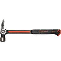 Marteau de charpente &agrave; face meul&eacute;e, 28 oz, Prise en Acier plein, 16" lo Solutions industrielles ALPHA