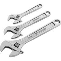 Wrench Set, Adjustable, 3 Pieces, Imperial and Metric Solutions industrielles ALPHA