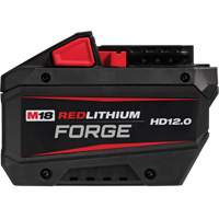 Bloc-pile M18 REDLITHIUM FORGE HD12.0, Lithium-ion, 18 V Solutions industrielles ALPHA