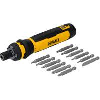 Jeu de tournevis sans fil de 14 morceaux avec commande FLEXDRIVE, 4 V, 44 lb-po/5 Nm couple max. Solutions industrielles ALPHA