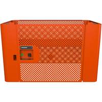 RAILWORKS Mesh Security Panel Single Door Lockable Storage Solutions industrielles ALPHA