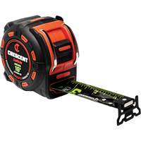 Ruban &agrave; mesurer magn&eacute;tique Shockforce NITE EYE, 1-1/4" x 16', Marques de goujon SAE Solutions industrielles ALPHA