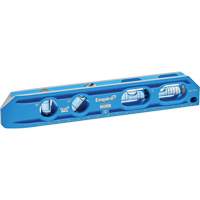 TRUE BLUE&reg; Die Cast Torpedo Level, 8" L, Aluminum, 4 Vials, Magnetic Solutions industrielles ALPHA