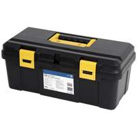 Coffre &agrave; outils portatif en plastique JPTB-19, 19" la x 9" p x 8" h, Noir Solutions industrielles ALPHA