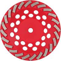 Meule boisseau diamant&eacute;e &agrave; 24 segments Turbo DIAMOND MAX Solutions industrielles ALPHA