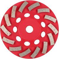 Meule boisseau diamant&eacute;e &agrave; 14 segments Turbo DIAMOND MAX Solutions industrielles ALPHA