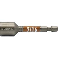 Tourne-&eacute;crou Impactech, Embout 7/16", Prise 1/4", 2-9/16" lo, Magn&eacute;tique Solutions industrielles ALPHA