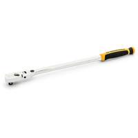 Cl&eacute; &agrave; cliquet &agrave; t&ecirc;te flexible verrouillable 120XP avec poign&eacute;e double mat&eacute;riau Solutions industrielles ALPHA