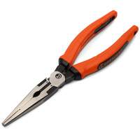 Pince &agrave; bec long Z2 avec poign&eacute;e &agrave; prise en cuir double mat&eacute;riau, 8" lo Solutions industrielles ALPHA