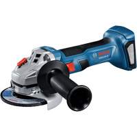 Rectifieuse angulaire sans balais avec interrupteur coulissant, Roue de 4-1/2", 18 V Solutions industrielles ALPHA
