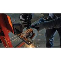 Rectifieuse angulaire sans balais avec interrupteur coulissant, Roue de 4-1/2", 18 V Solutions industrielles ALPHA