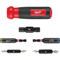 Tournevis multi-usage 8-en-1 avec embouts et tourne-&eacute;crous &agrave; chocs SHOCKWAVE, 8-1/3" lo, Prise Coussin&eacute;e Solutions industrielles ALPHA