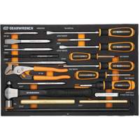 Striking Tools & Screwdriver Set in Foam Storage Tray Solutions industrielles ALPHA