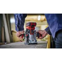 Toupie compacte avec base fixe et plongeante professionnelle sans fil (outil seulement) Solutions industrielles ALPHA